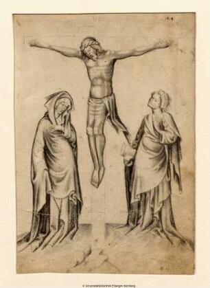 Christus am Kreuz mit Maria und Johannes