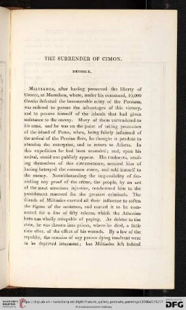 The surrender of Cimon