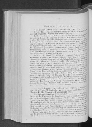 Sitzung am 2. November 1897.