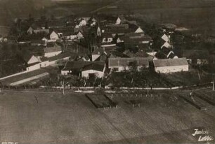 Gottscheina, Luftbild : Hohenhaida-Gottscheina. Luftbild des Runddorfes