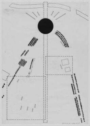 Wettbewerb Parkanlage in der Südlichen Friedrichstadt, Block 20 und Block 606/ Besselpark (nicht realisiert) – Schichten: Grundriss. Berlin-Kreuzberg, Besselpark