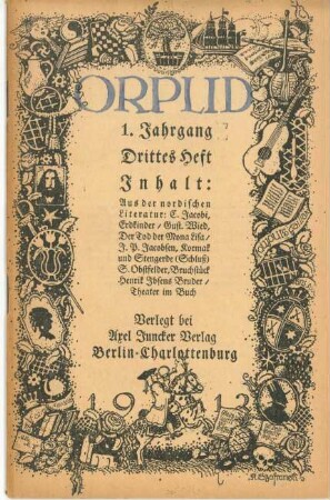 Orplid 1. Jhg. 3. Heft Feb 1913