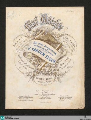 Gewohnt gethan : für eine Singstimme mit Begleitung des Pianoforte