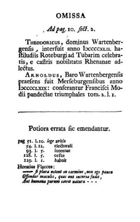 Potiora errata sic emendantur.