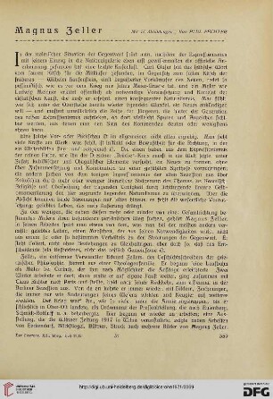13.1921: Magnus Zeller