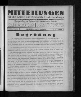 Jahrgang 1928, Hamburg, den 16. September, Nummer 38