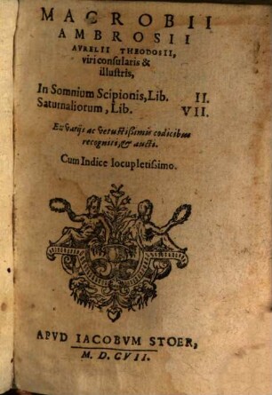 In somnium Scipionis libri duo