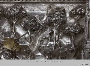 Silberaltar: Johannes der Täufer tauft Christus