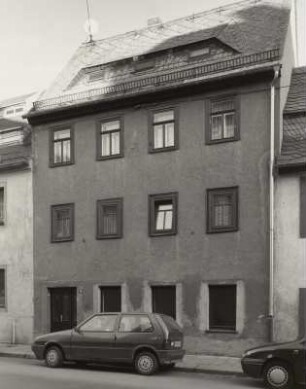Mittweida, Wohnhaus : Mittweida. Wohnhaus (vor 1800), Zimmerstraße 24. Straßenansicht