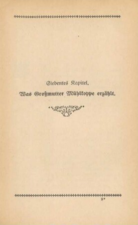 Siebentes Kapitel. Was Großmutter Mühlkoppe erzählt