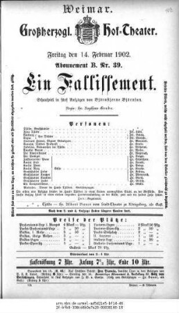 Ein Fallissement