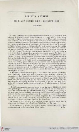 Bulletin mensuel