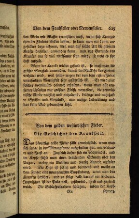 625-646, Das gelbe westindische Fieber