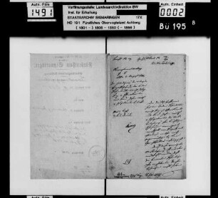Heiratsgesuch der Lehenleute Josef Lanz, Wirt in Esseratsweiler, und Johann Wolf in Isigatweiler