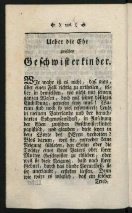 Ueber die Ehe zwischen Geschwisterkinder