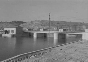 Wehr und Krafthaus Besigheim/Neckar nach Fertigstellung