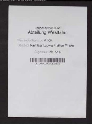 1 Brief von von Wolfframsdorff in Münster