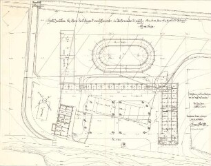 Seidl, Gabriel von; Steinach; Schlossneubau - Gestütneubau (Grundriss)