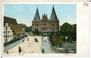 Lübeck. Holstentor