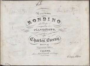 Neuvième rondino : (de Chasse) ; oeuv. 97