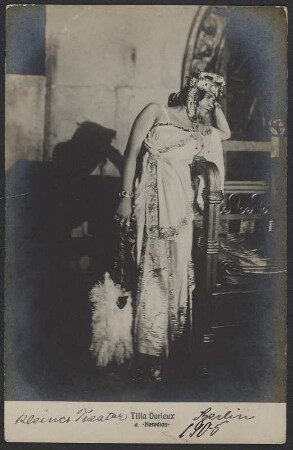 Tilla Durieux als Herodias