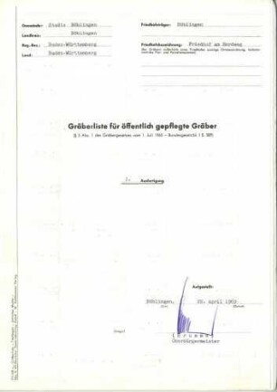 Friedhof am Herdweg Böblingen