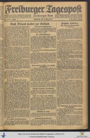 Nr. 277-301 (Dezember 1926)
