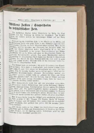 Willers Jessen / Stapelholm in bischöflicher Zeit