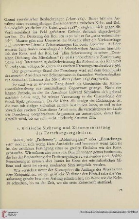 2. Kritische Sichtung und Zusammenfassung der Forschungsergebnisse