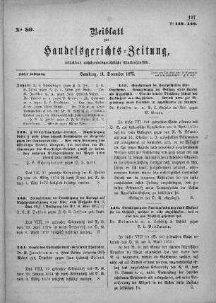 No. 50. 11. Dezember 1875