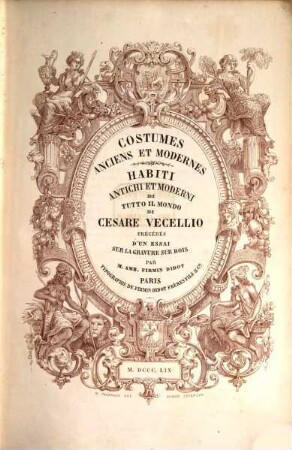 Costumes anciens et modernes, 1