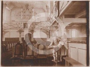 Gemeinderaum der evangelischen Kirche Boyadel nach W