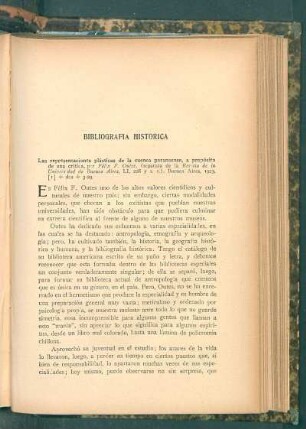 Bibliografía histórica