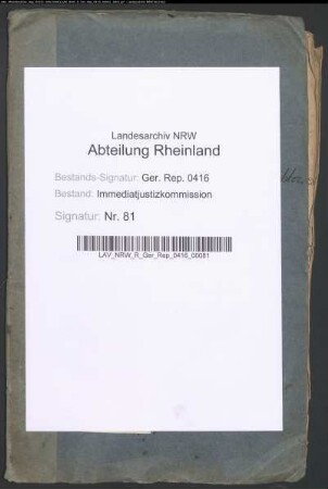 Anordnung und Besoldung der Nachrichter.