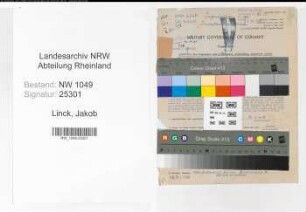 Entnazifizierung Jakob Linck , geb. 04.08.1911 (Ingenieur)
