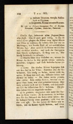238, 2. locus. olim in Tiberi, post in thermis et balneis, quo aqua derivata aequaeductibus