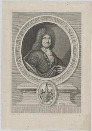 Bildnis des Gustavus Maximilianus Richter de Walschbeck