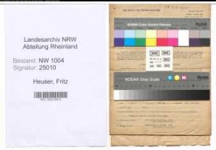 Entnazifizierung Fritz Heuser , geb. 02.03.1900 (Bauarbeiter)