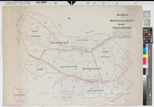 Lützel-Bilstein (Hilchenbach) Spezialkarte der Oberförsterei (ehem. Hilchenbach?) Sektion 4 Schutzbezirk Oberndorf nach 1903 1 : 5000 66 x 92,5 Zeichnung KSA Nr. 1695