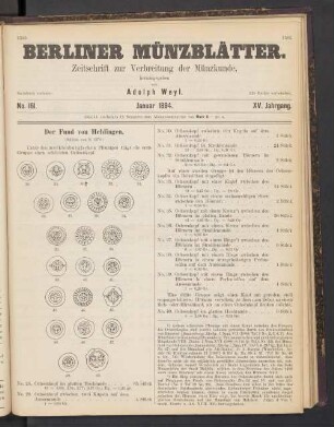 No. 161. Januar 1894