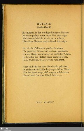 Hüterin (Kolbe-Plastik)