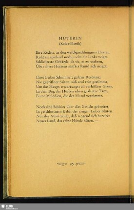 Hüterin (Kolbe-Plastik)