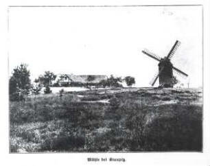 Mühle bei Staupitz : Bauwesen - Handwerksgebäude. Ort: Staupitz. Bockwindmühle bei Staupitz.