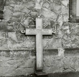 Grabkreuz für den Obersteiger Johann Gotthelf Philipp (1819-1871)