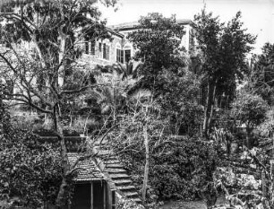Hospizgebäude : Blick auf ein Hospizgebäude in Beirut.