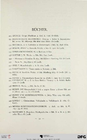 Bücher (Nr. 433-479)