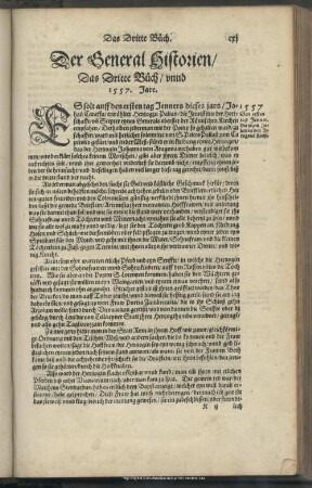 Das Dritte Buch, unnd 1557. Jare