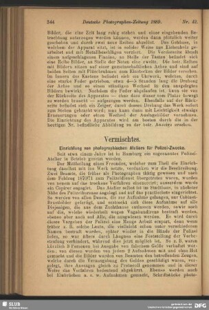 Vermischtes