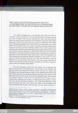 [Part I. Classical Ottoman History]