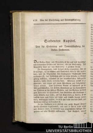 Siebentes Kapitel. Von der Eintheilung und Bewirthschaftung der Birken-Forstreviere.